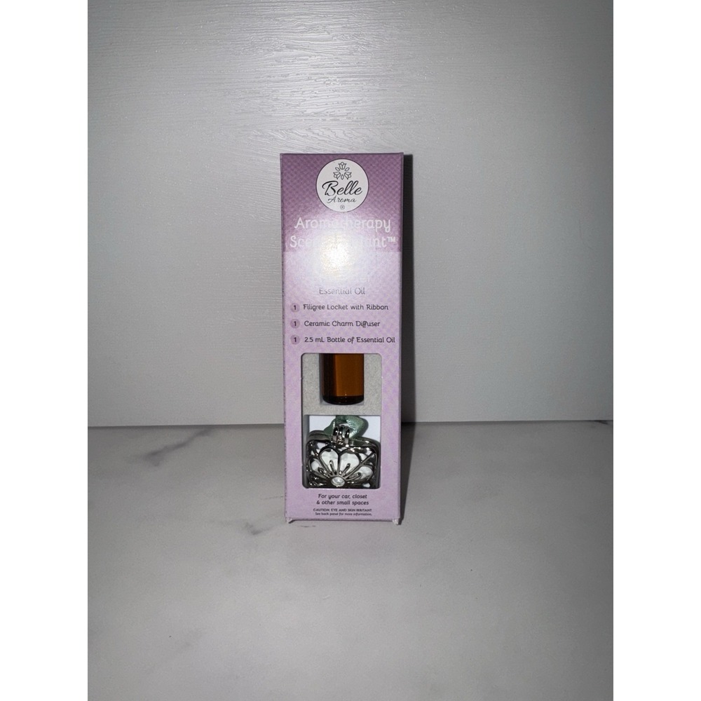Belle Aroma Aromatherapy Scent Pendant Lavender Essential Oils